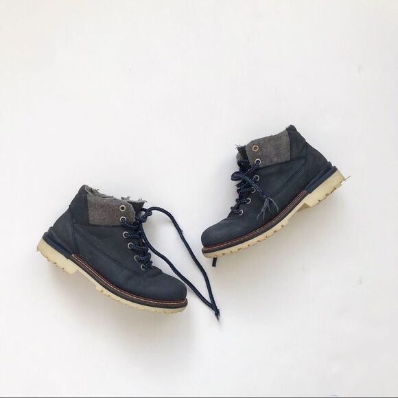 Zara navy blue boots GUC size 32(1youth) - Picture 1 of 5